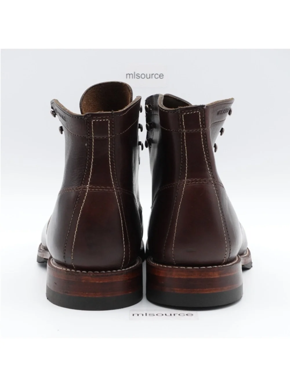 Men's Wolverine 1000 Mile Plain Toe Boots Vibram W990072 - Missing Lace